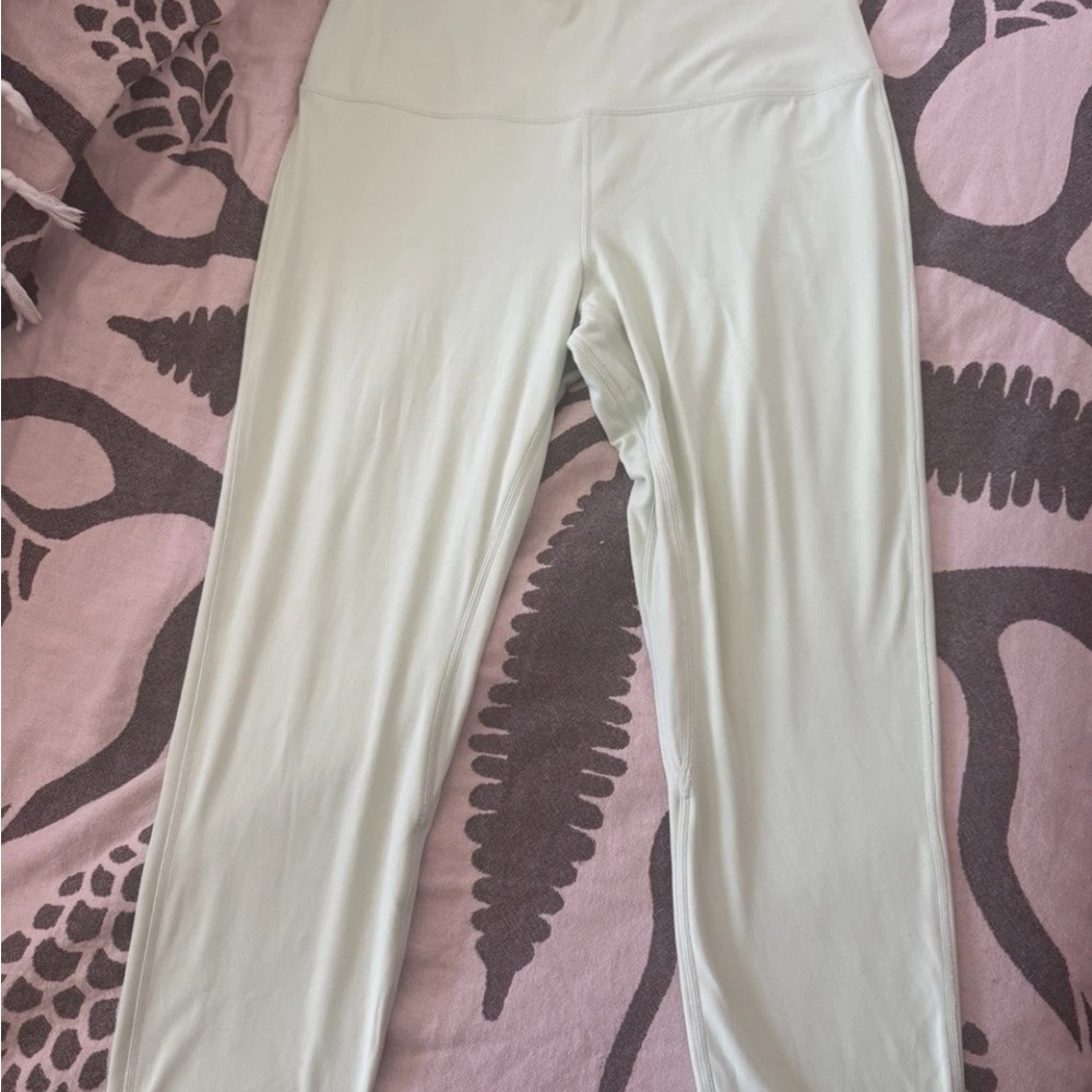 LULULEMON Align High Rise Pant 25” | Creamy Mint | Size 12